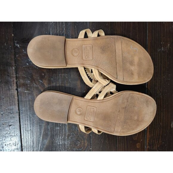 Circus NY By Sam Edelman Canyon Tan Medallion Flat Sandals Size 8 - Picture 8 of 9